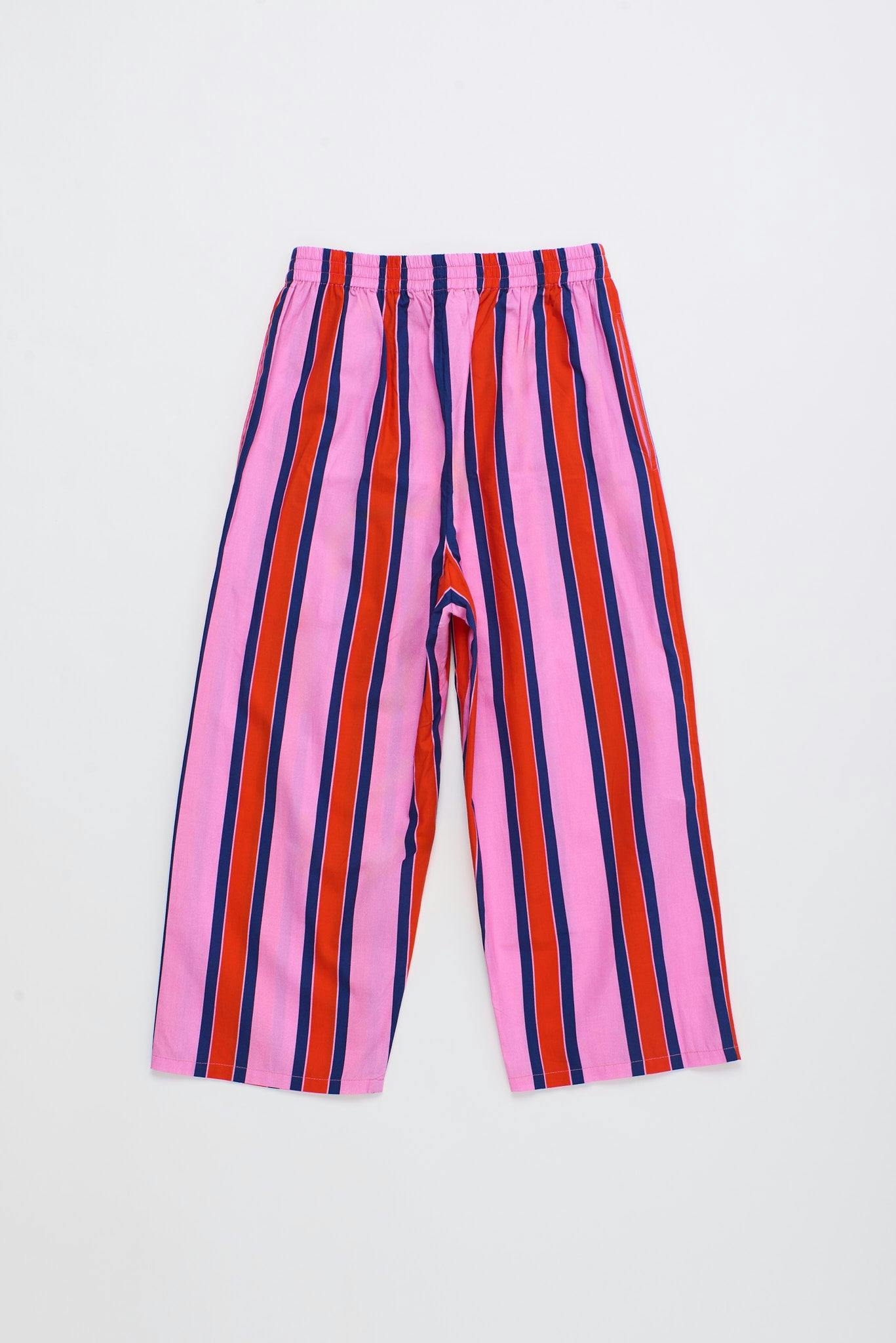 TROPIC STRIPED PANTS PINK