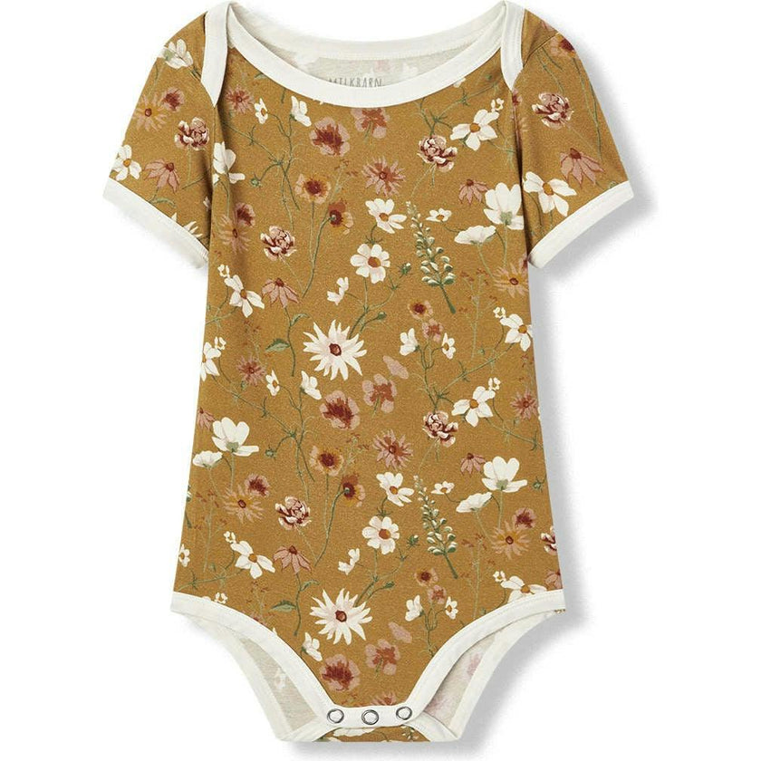 Wildflower Luxe Stretch Short Sleeve One Piece