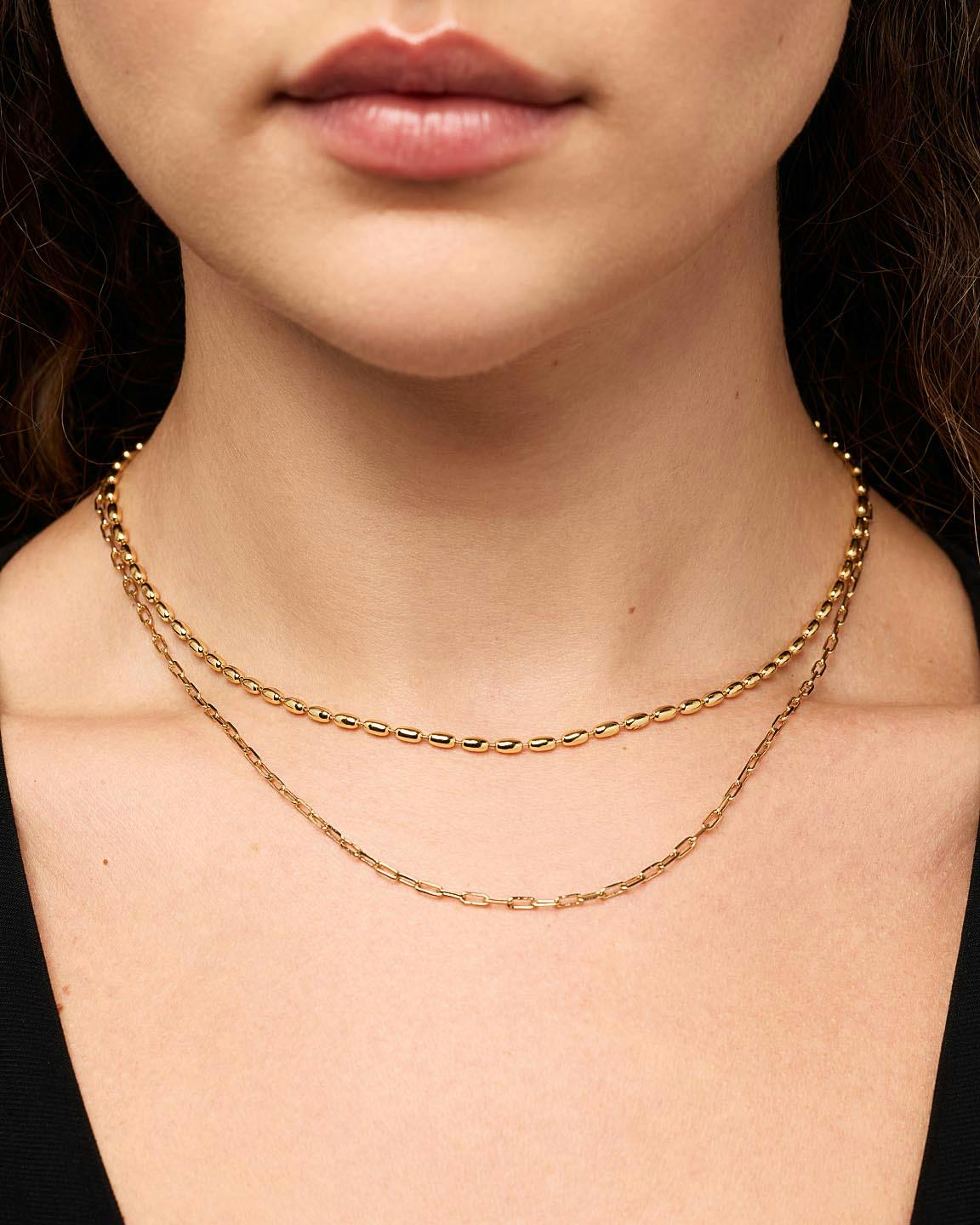 Ball Chain Necklace - Capri