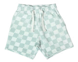 Kids Sweat Shorts - Check Smile