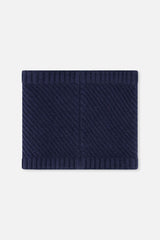 Winter Knit Neckwarmer Navy Blue