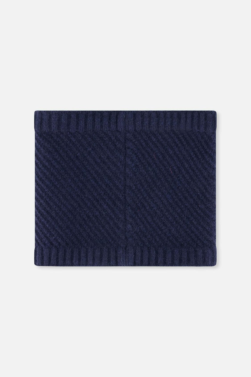 Winter Knit Neckwarmer Navy Blue