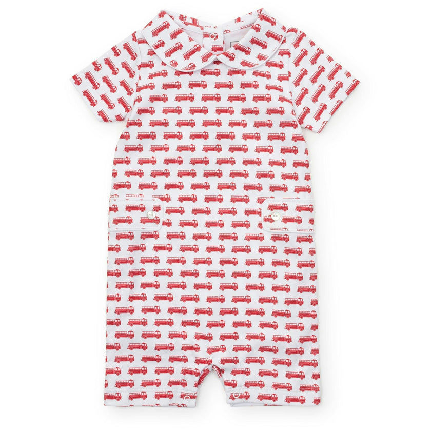 Henry Boys' Shortall - Fire Truck Red