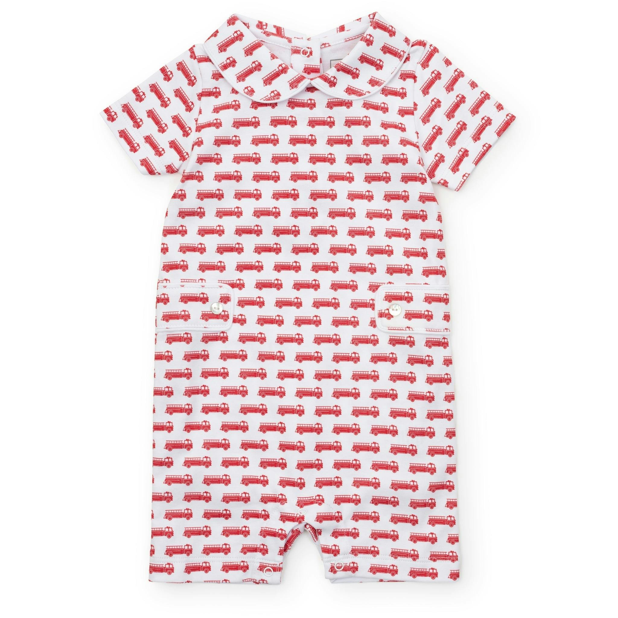 Henry Boys' Shortall - Fire Truck Red