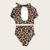 Leopard Two Piece Long Sleeve