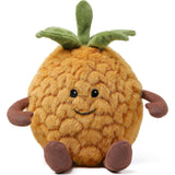 McHugs Royal Pineapple Fruit 7" — Soft Weighted Cuddle Stuffed Animal