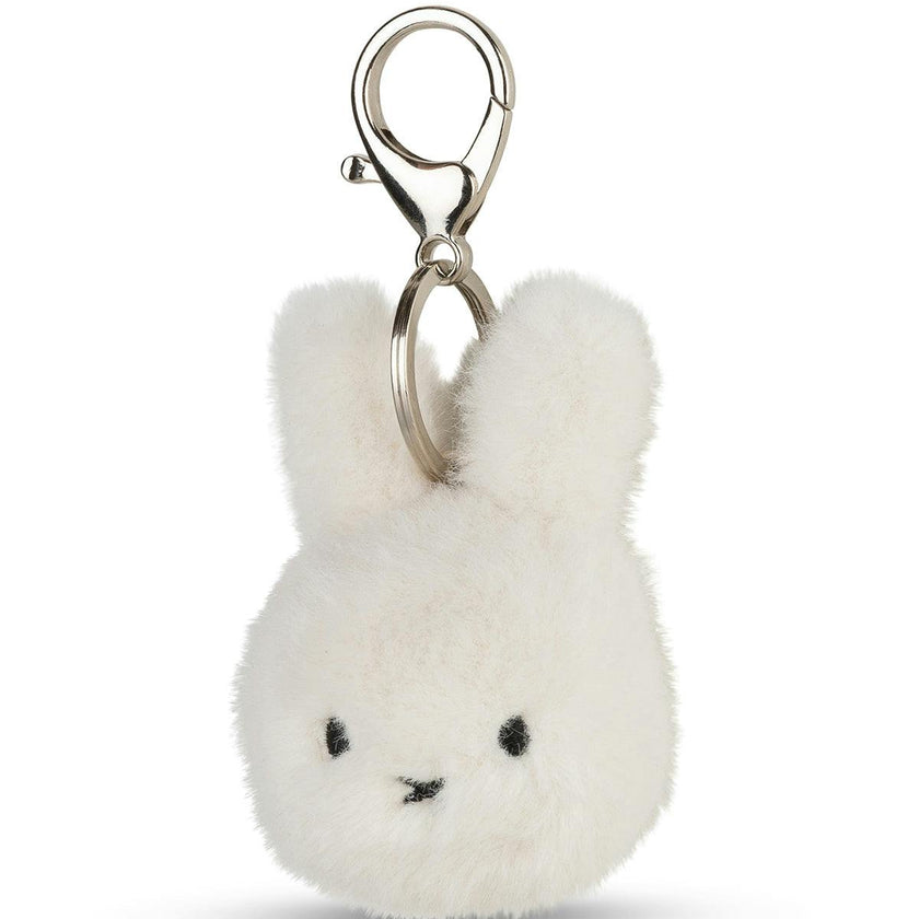 Keychain Miffy ECO Fuzzy Keychain Offwhite  3"