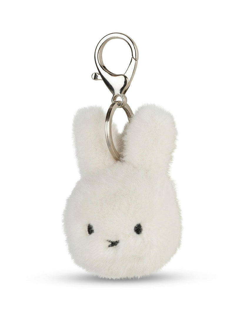 Keychain Miffy ECO Fuzzy Keychain Offwhite  3"