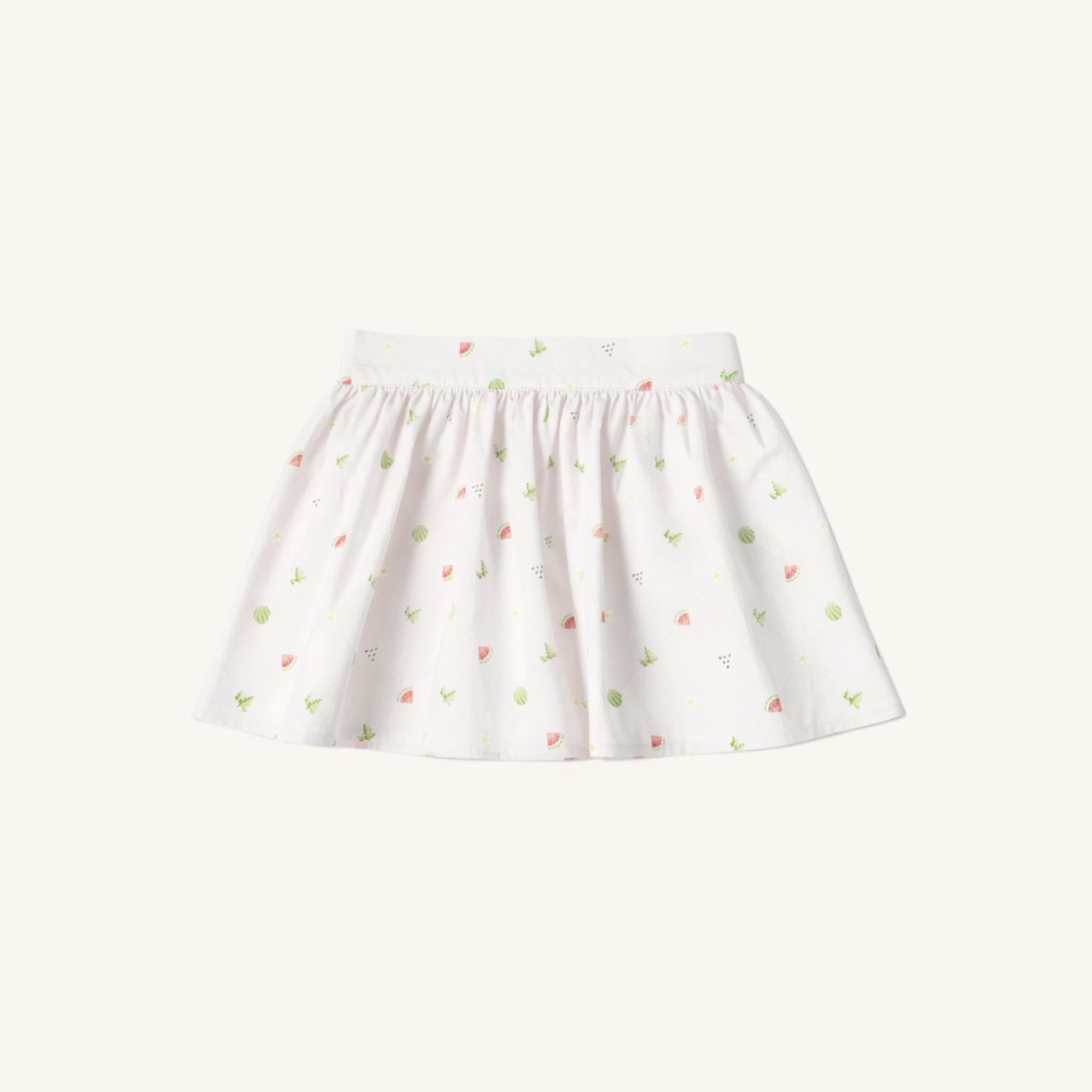 Circle Skirt in Melon Patch