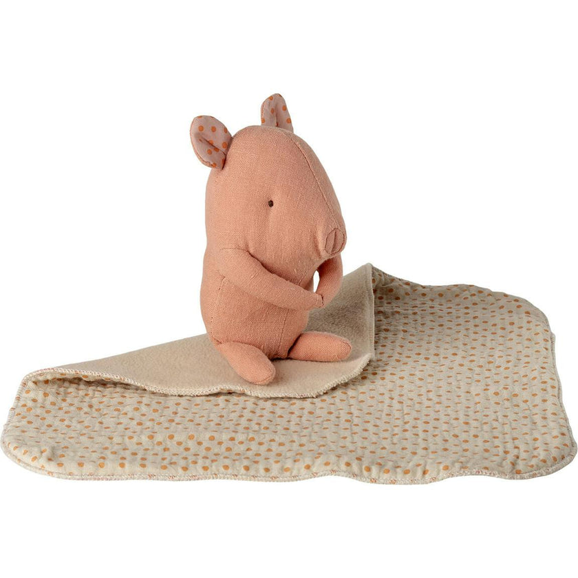 Lullaby friends, Pig, Mini - Rose