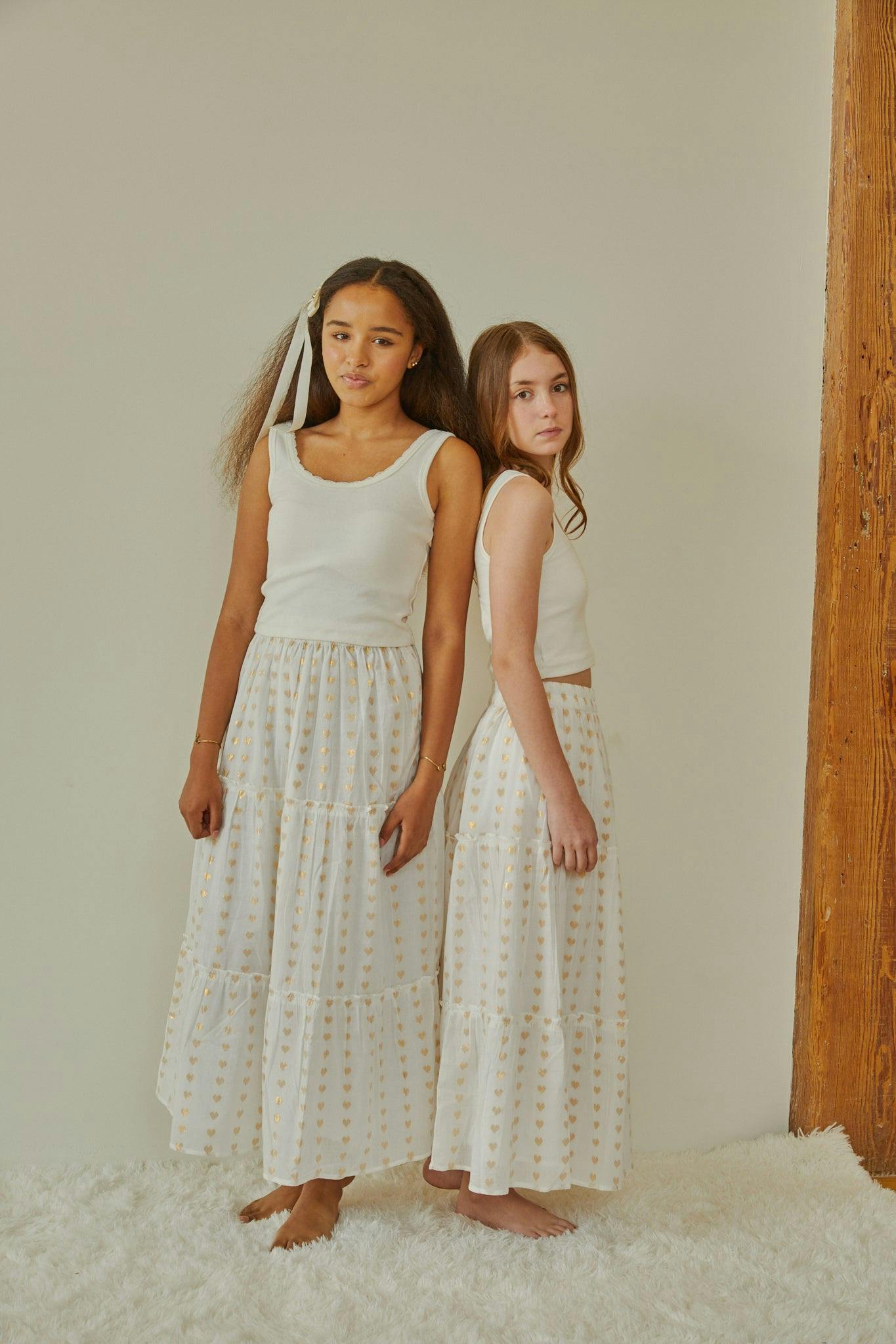 Stella White Ribbed Tank