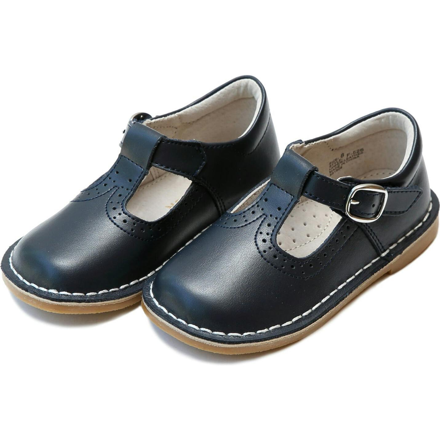 Frances T-Strap Perforated Mary Jane