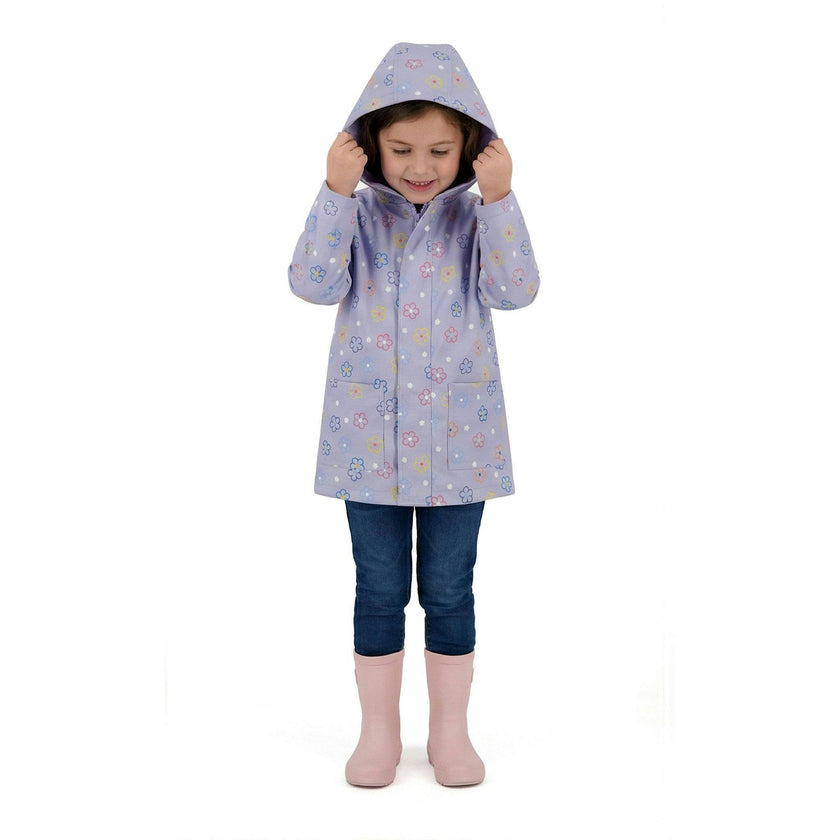 Girls Rain Coat | Multicolor Floral