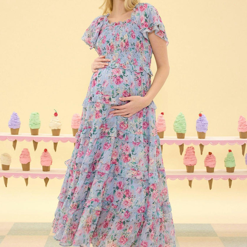 Winnie Dress in Peony Blossoms