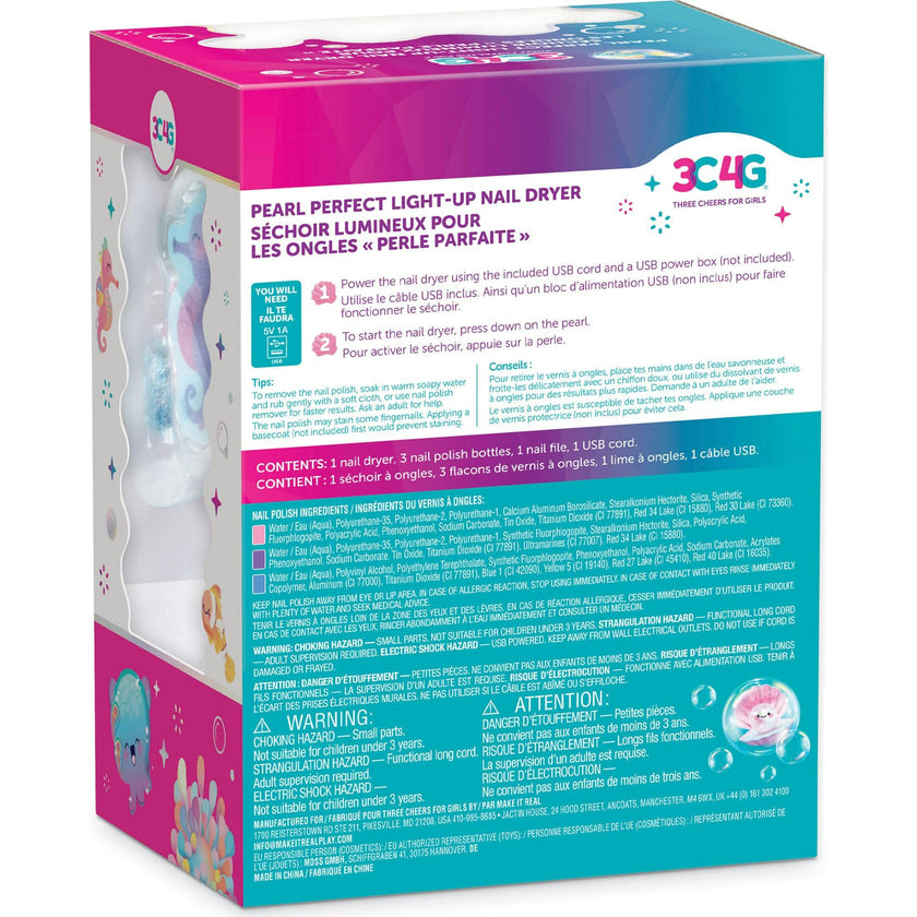 3C4G: Pearl Perfect Light-up Nail Dryer