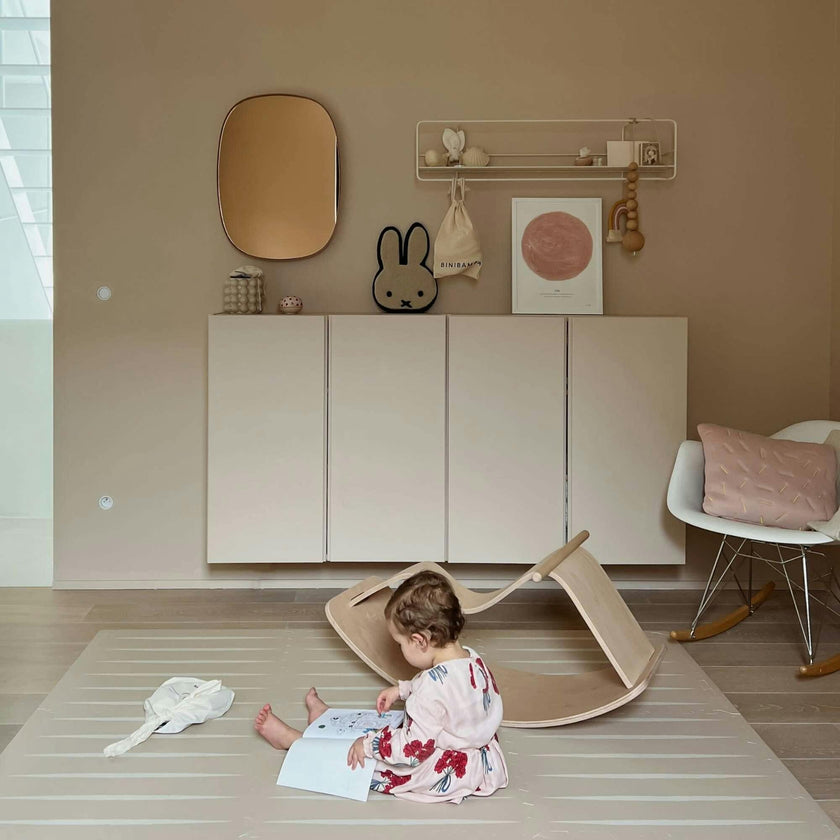 Lucio - Desert Sand - Play Mat, Stripes