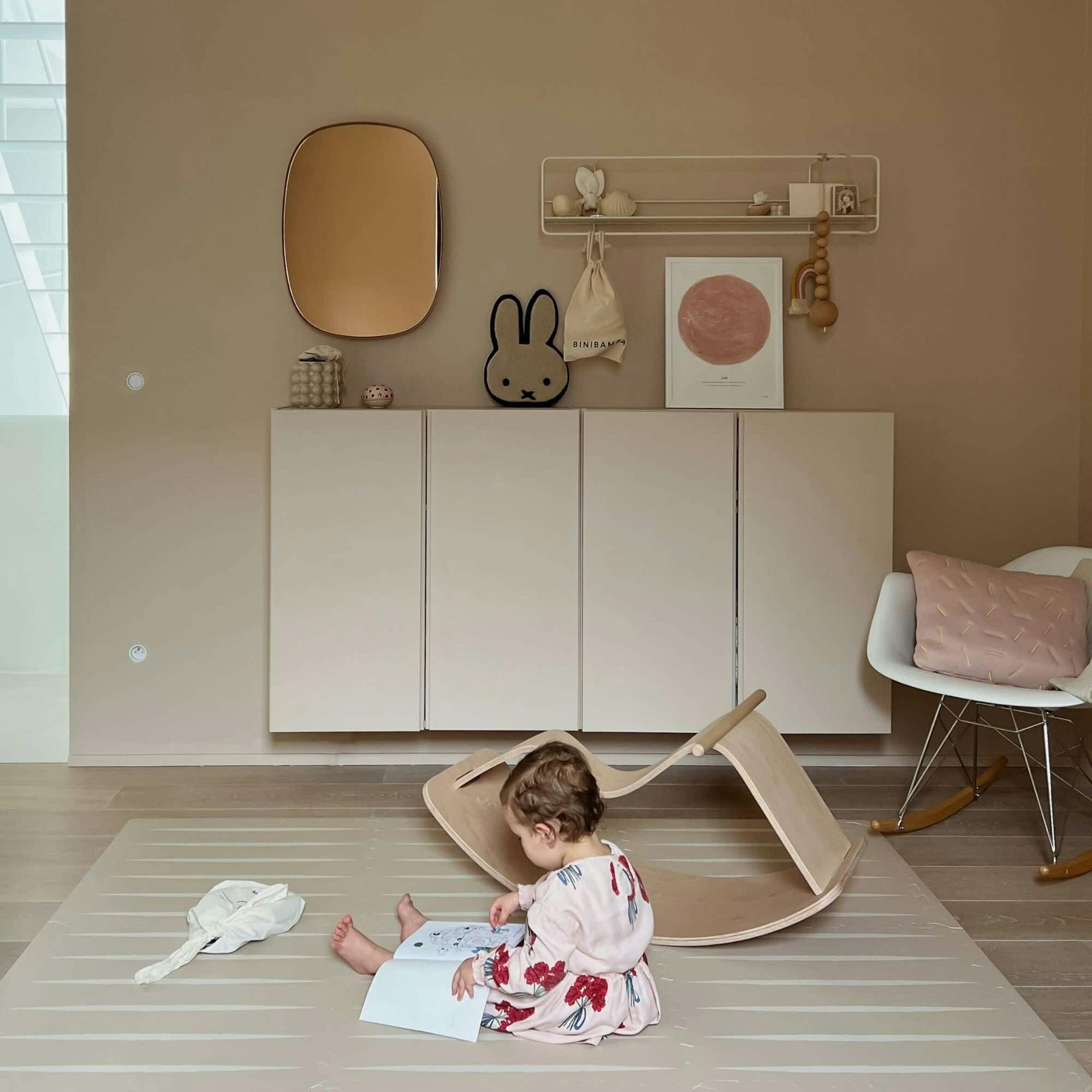 Lucio - Desert Sand - Play Mat, Stripes