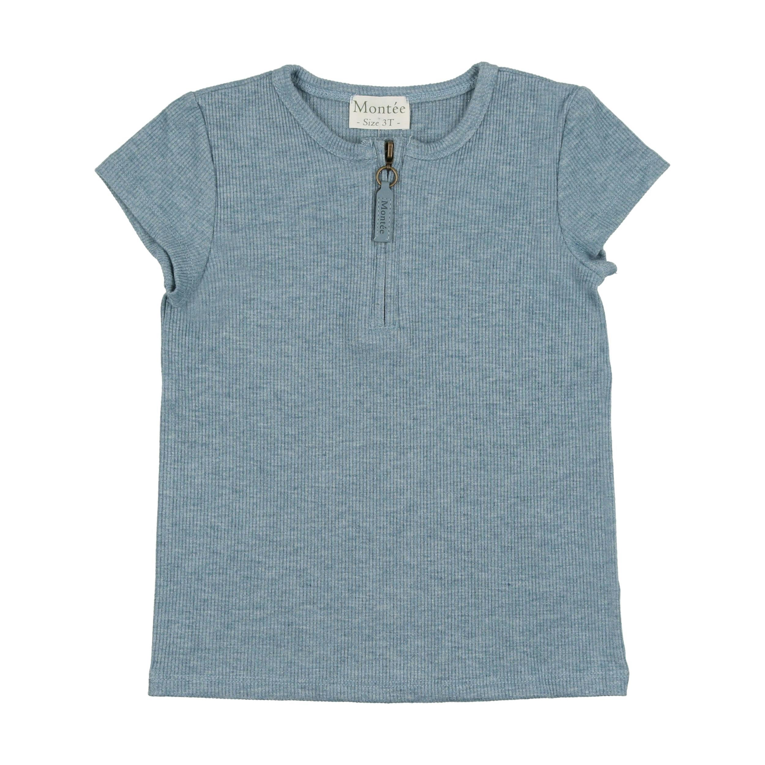 Soft Ribbed Short Sleeve Shirt