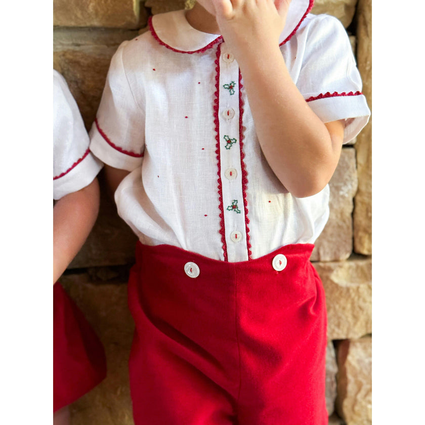 Holly Button On