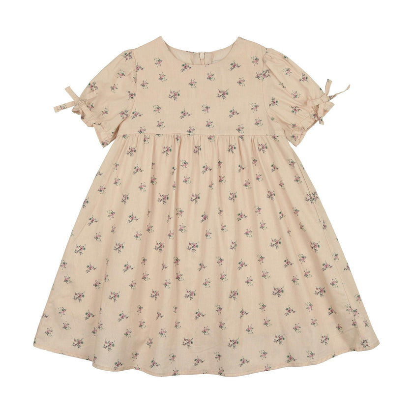 Rose Dot Short Sleeve Dress