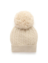 Cashmere Beanie Camel Melange
