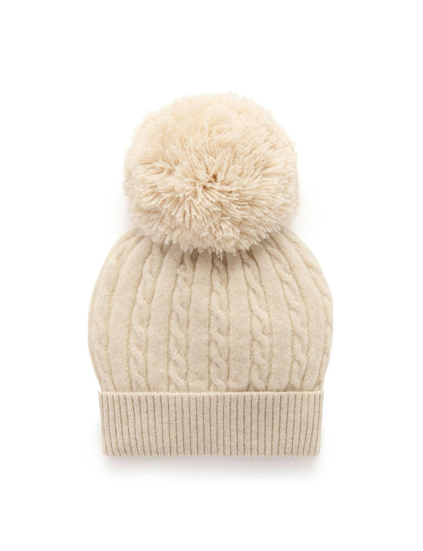 Cashmere Beanie Camel Melange