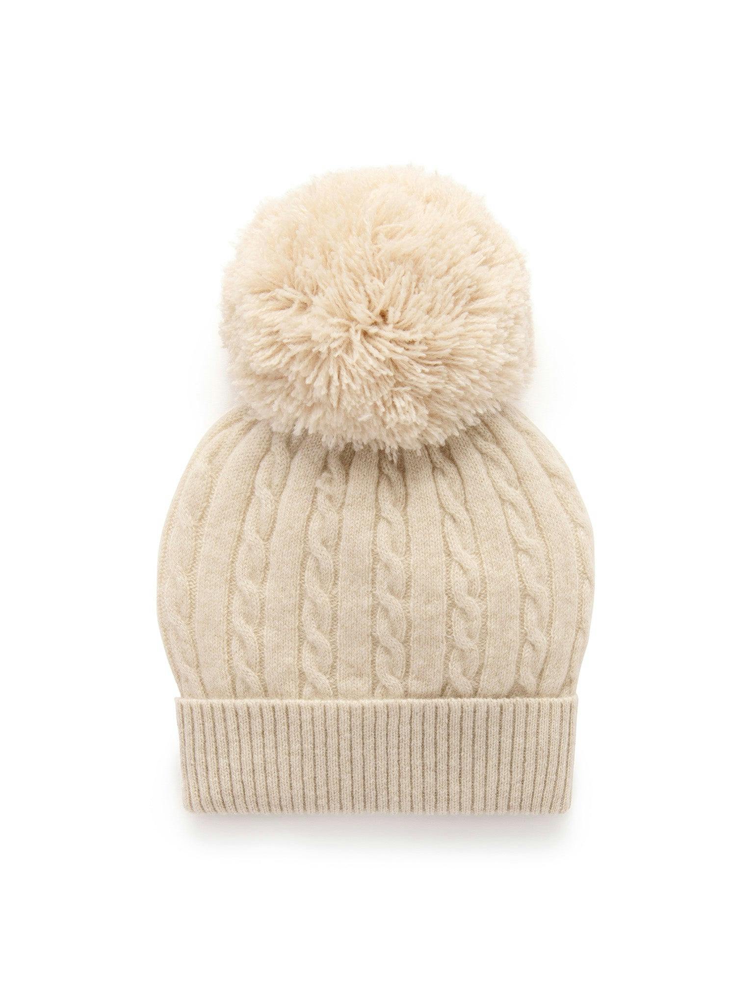 Cashmere Beanie Camel Melange