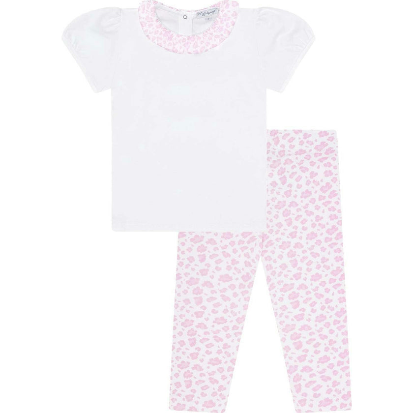 Pink Cheetah Tee-Leggings Set