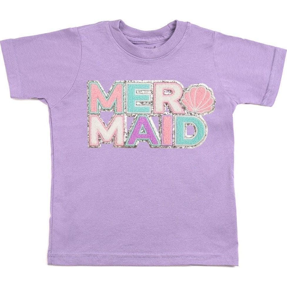 Mermaid Patch Short Sleeve T-Shirt