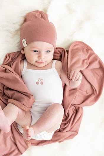 Bebe Bella Blanket and Hat Two Piece Set