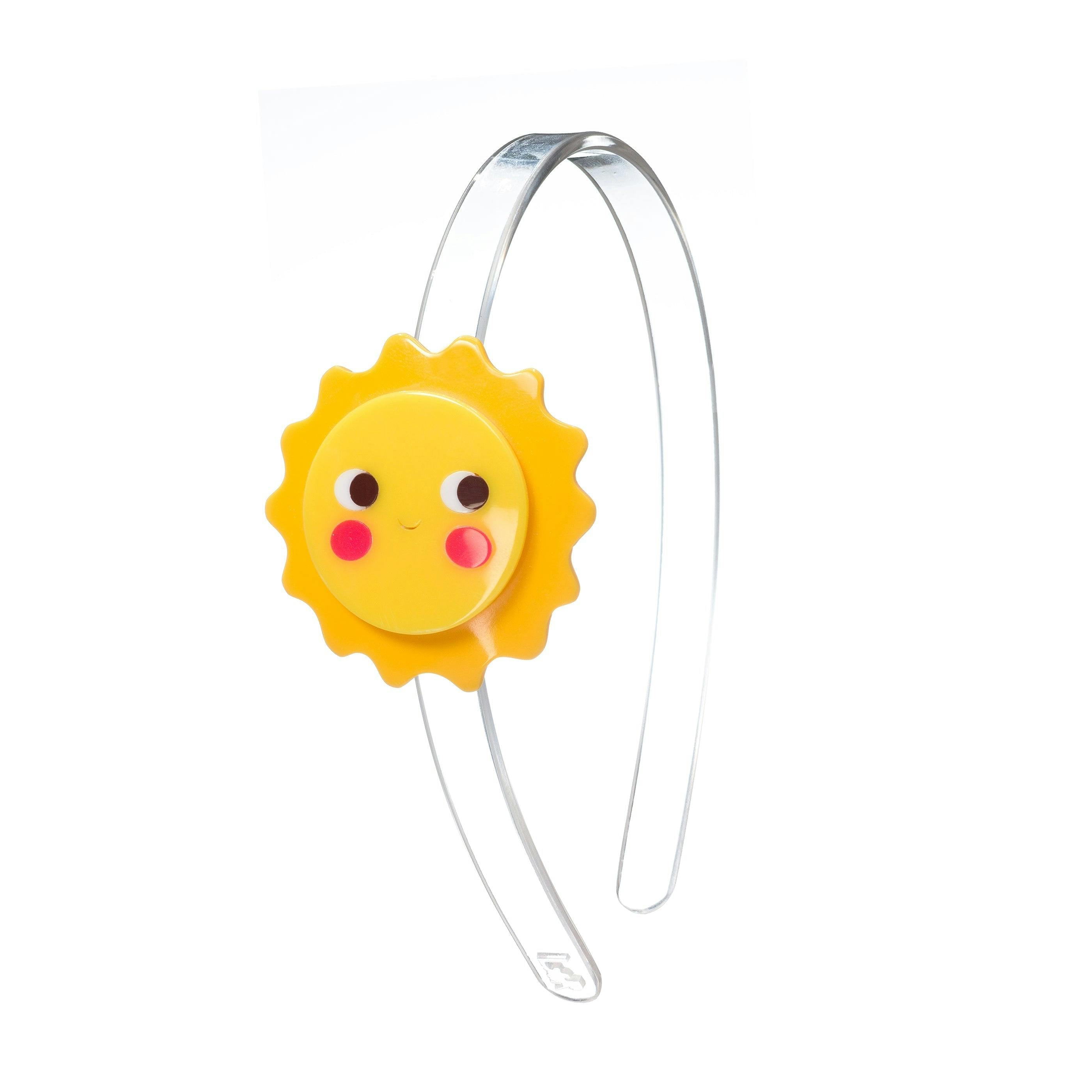 Sun Yellow Smiley Headband -SUM