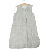 Cotton Muslin Sleep Bag - Grey Stripe