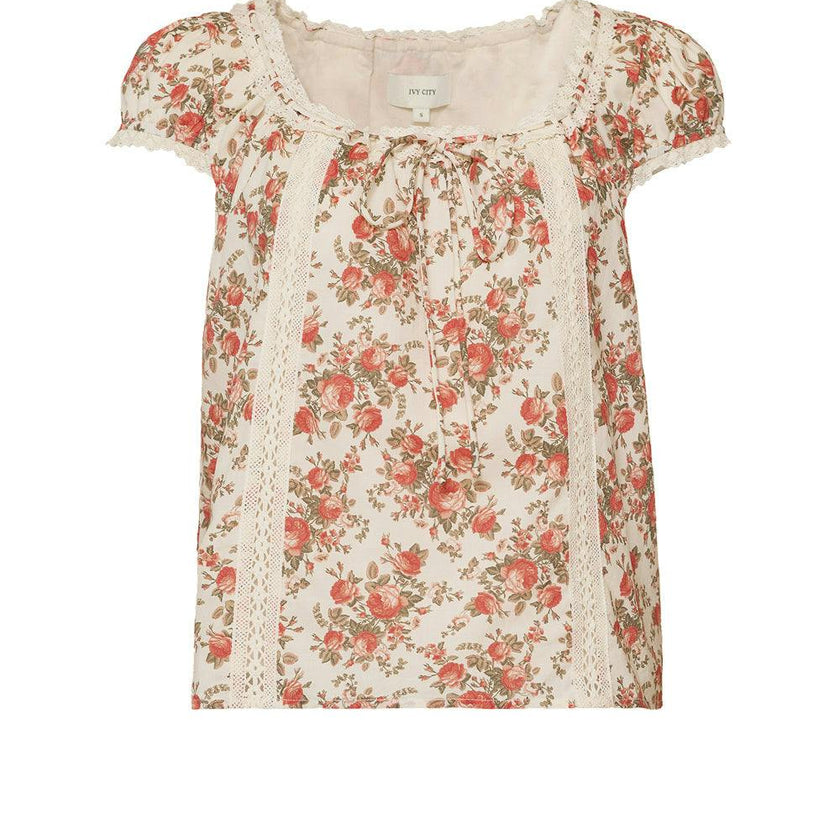 Palermo Top in Ivory Heritage Rose