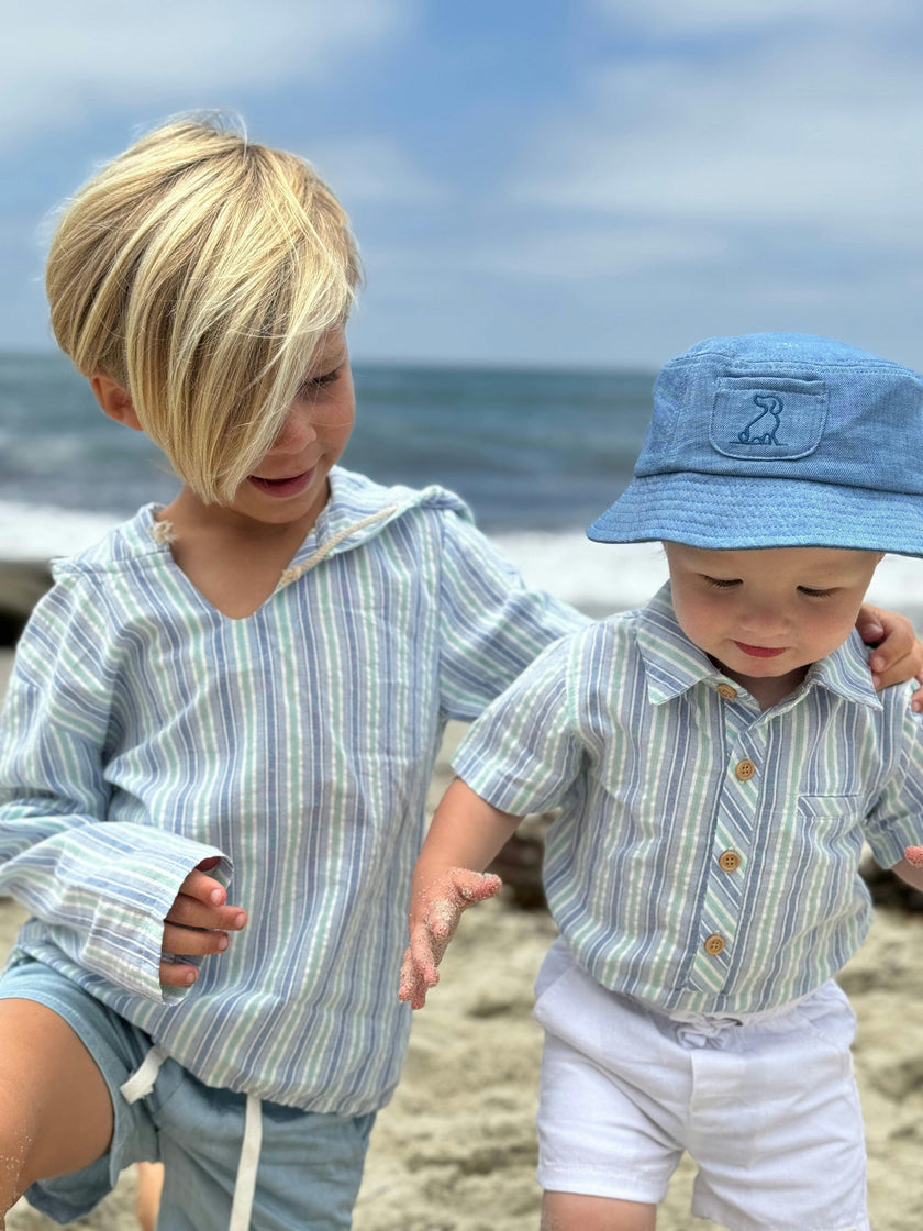 FISHERMAN Chambray Bucket Hat