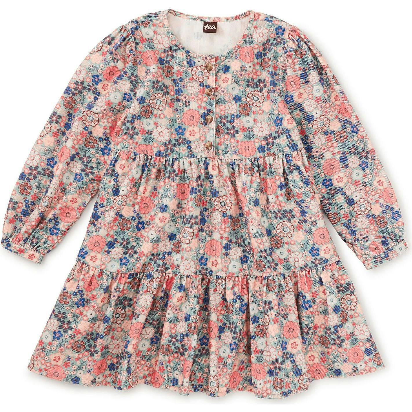 Corduroy Henley Shirtdress, Natural