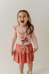 Girls Skort in Holly Dust