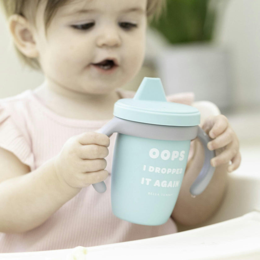 Oops I Dropped It Again 3-Piece Happy Silicon Sippy Cup