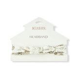 Country Toile Luxe Stretch Knotted Headband
