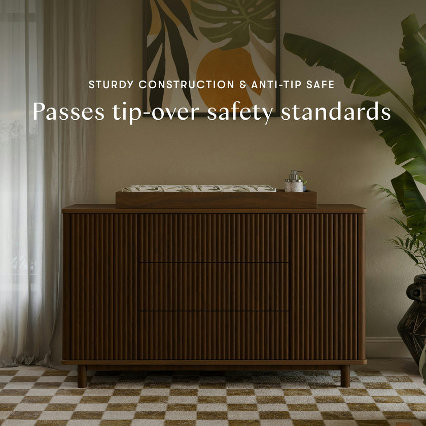 Pogo Tambour Extra Wide Assembled Dresser (58")