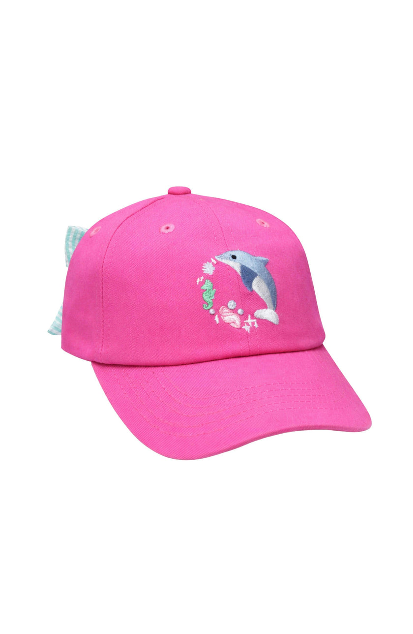 Dolphin Daydream Bow Baseball Hat
