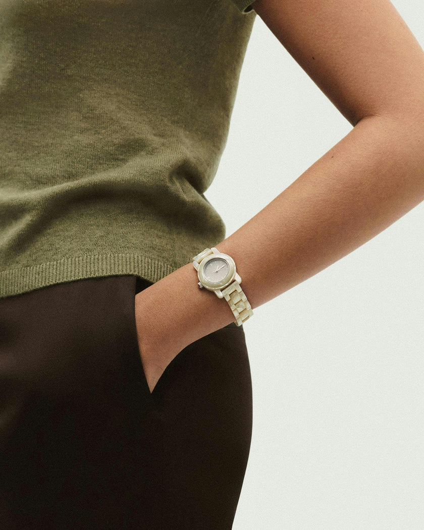 Mini Mono Watch in Blonde Tortoise