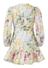 Seraphina Sleeve Cotton Mini Dress