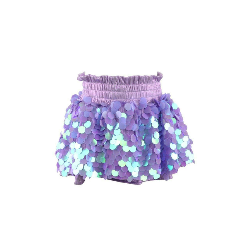 Paillette Sequin Metallic Short Skort