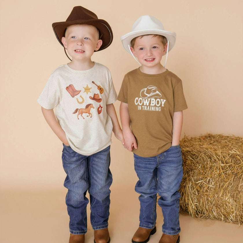 Cowboy In Training Western Short Sleeve T-Shirt