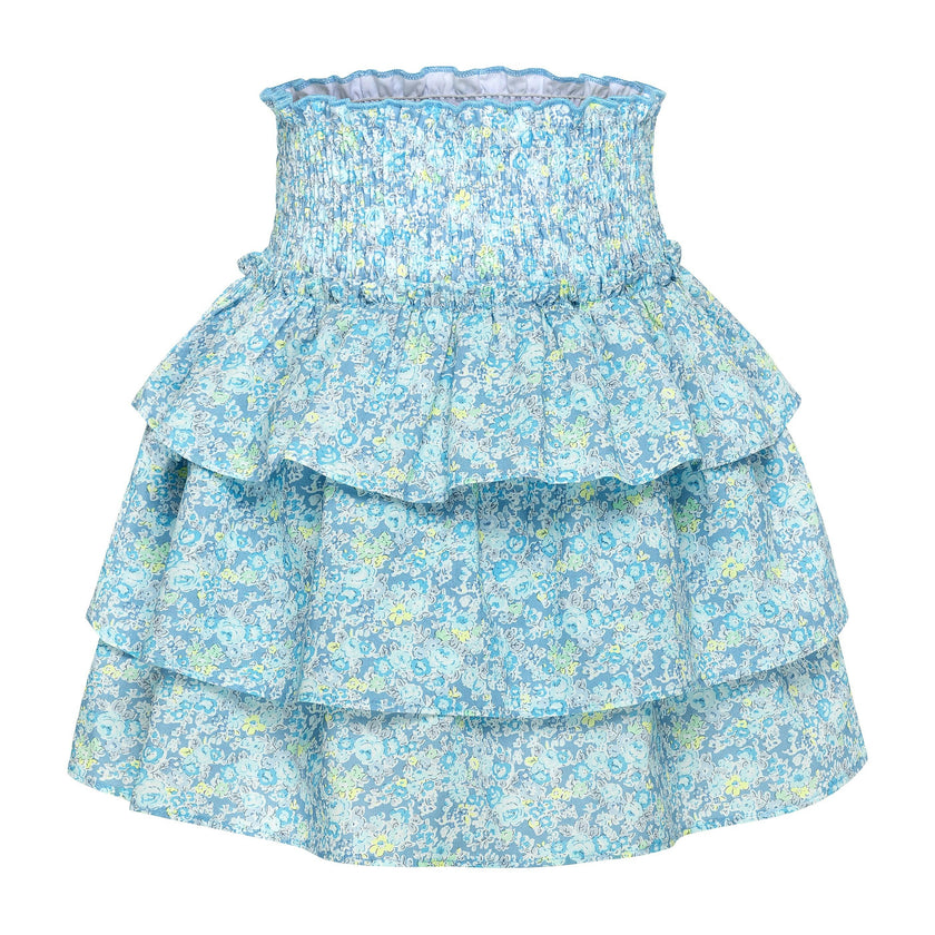 Sally Skirt Aqua Floral