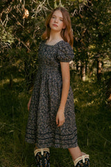 Mini Brooklyn Dress in Navy Dainty Floral