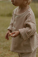 Micky Set in Thin Turtledove Stripe