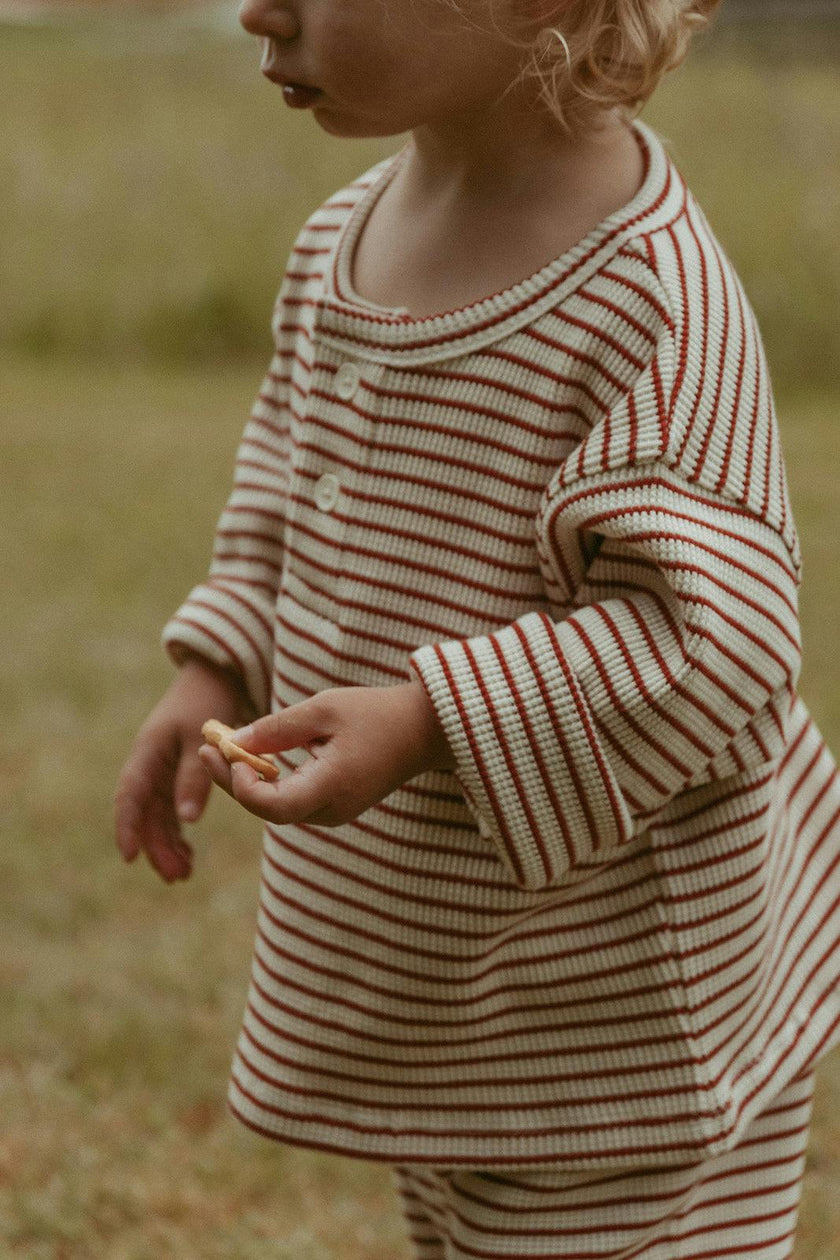 Micky Set in Thin Turtledove Stripe