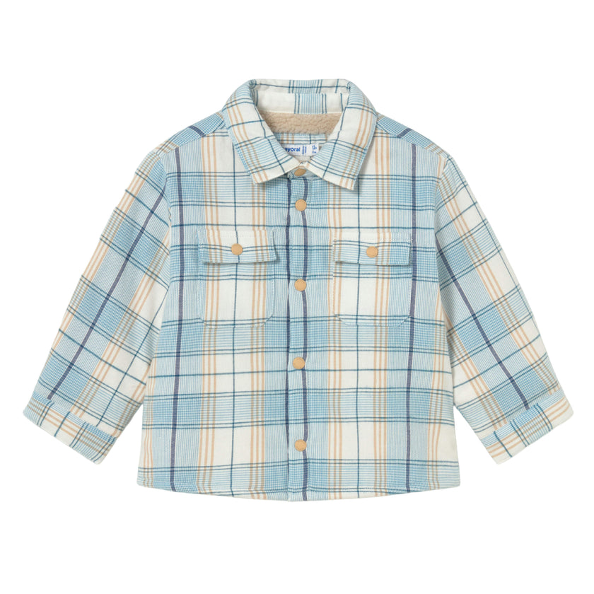 Blue Checked Overshirt
