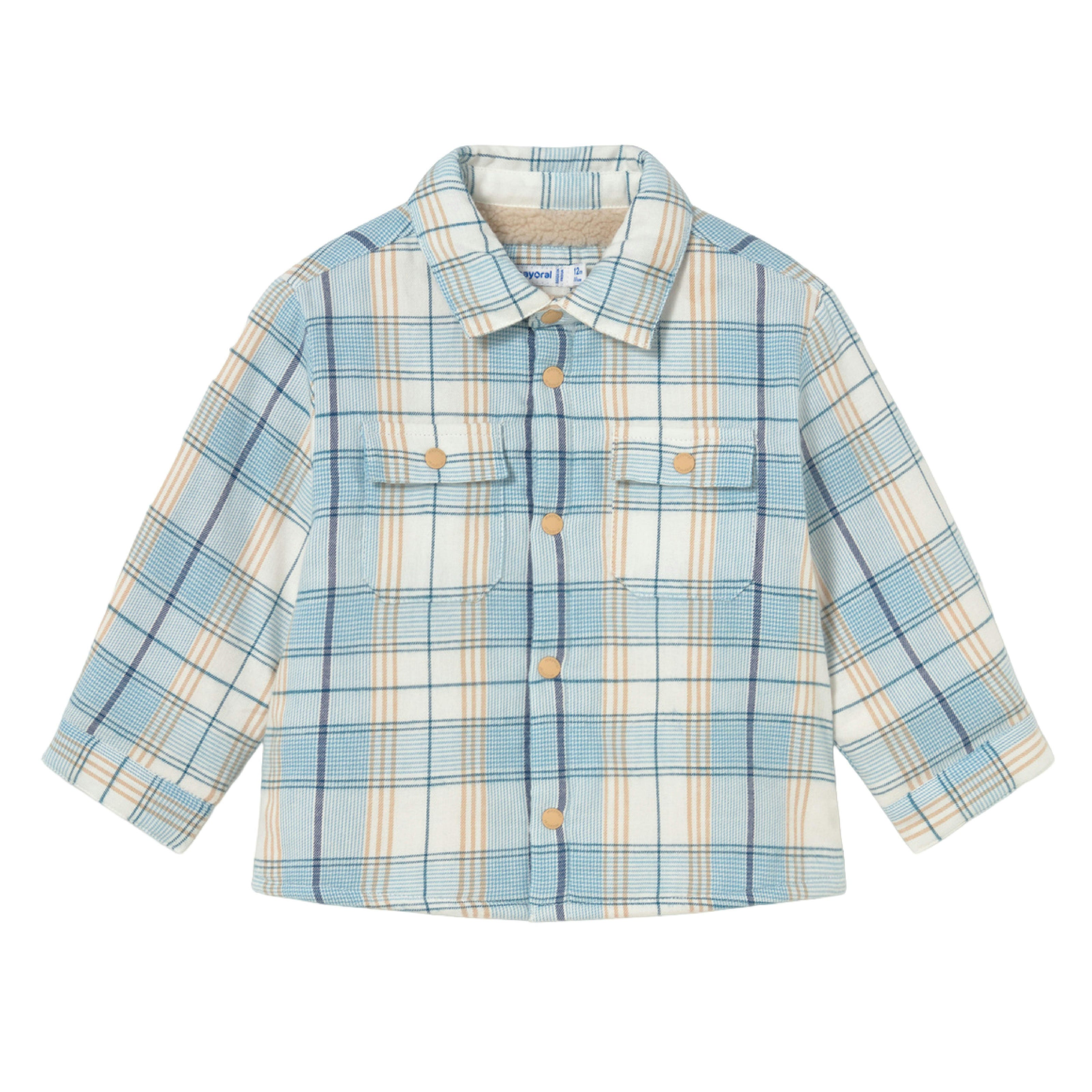 Blue Checked Overshirt
